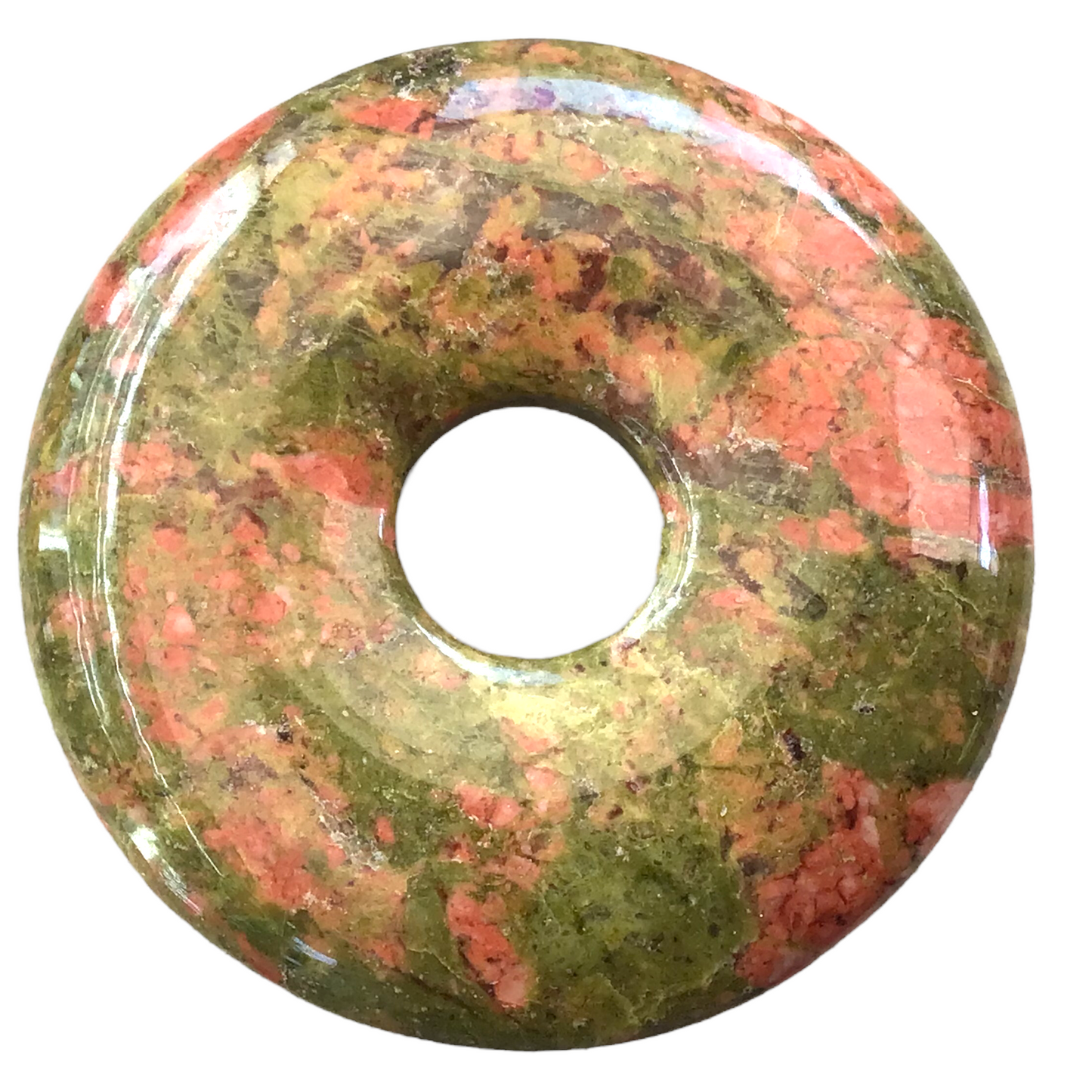 Premium Kette mit Edelstein-Donut Unakit