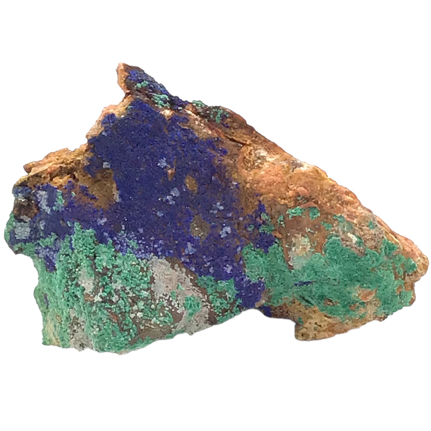 Azurit-Malachit Rohstein | besonderes ausgesuchtes, echtes Unikat 1453 in A* Qualität