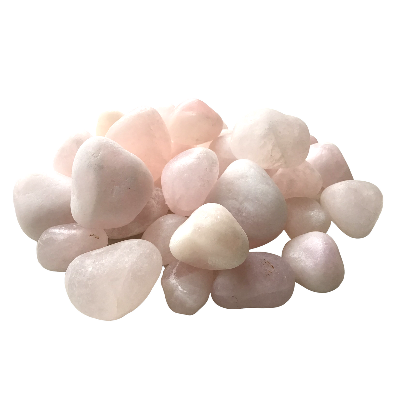 Seltene satinierte Rosenquarz DIY Emu Eggs geschlossen - Top Qualität