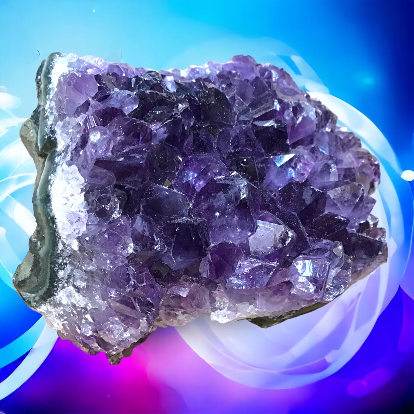 Amethyst Druse I Purple Project Uruguay | tiefes violett | Amethyst Kristall | Rohstück | 30 bis 700 Gramm I Blickfang I Uruguay