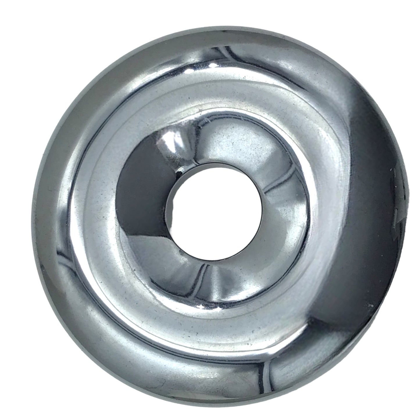 Premium Hämatit Edelstein-Donut optional als Kette mit versilberter oder vergoldeter Spirale und Wildlederband