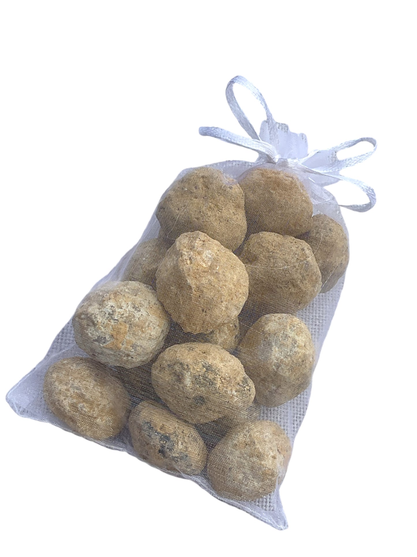Premium Quarz Minigeoden Set zum selber aufbrechen I Glücksgeoden I Partyspass | prächtige weiße Kristalle | Sale Sparset (20 Stück 1-2 cm)