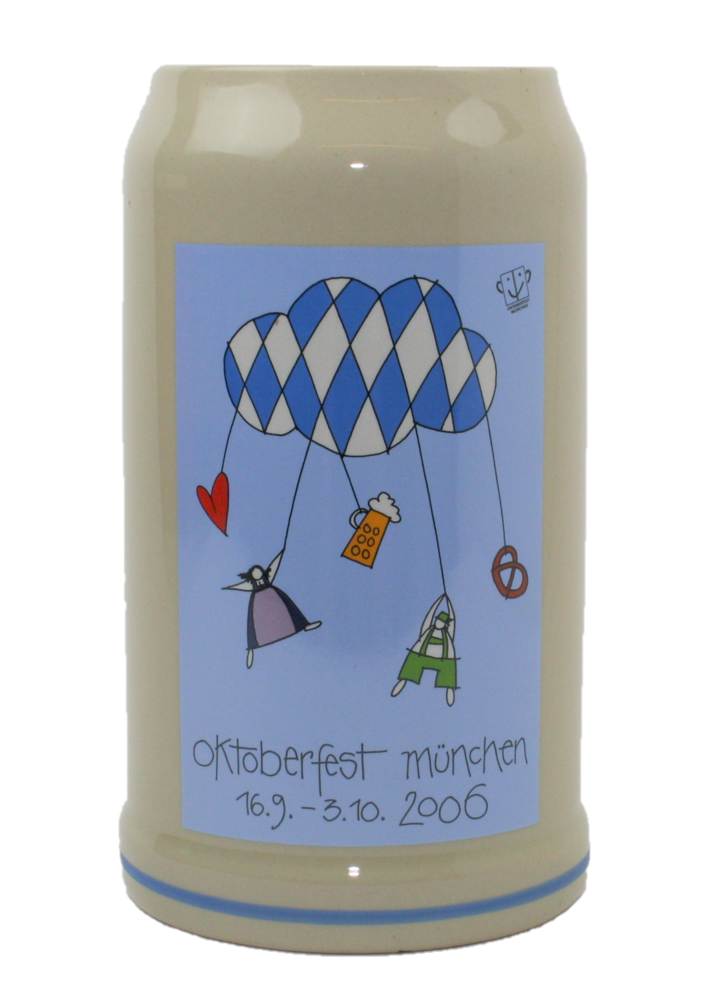 Original Oktoberfestkrug 2006 I Jahrgangskrug I Jahreskrug I Wiesnkrug