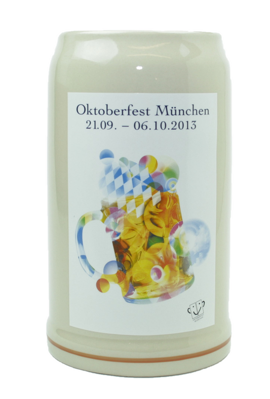 Original Oktoberfestkrug 2013 I Jahrgangskrug I Jahreskrug I Wiesnkrug