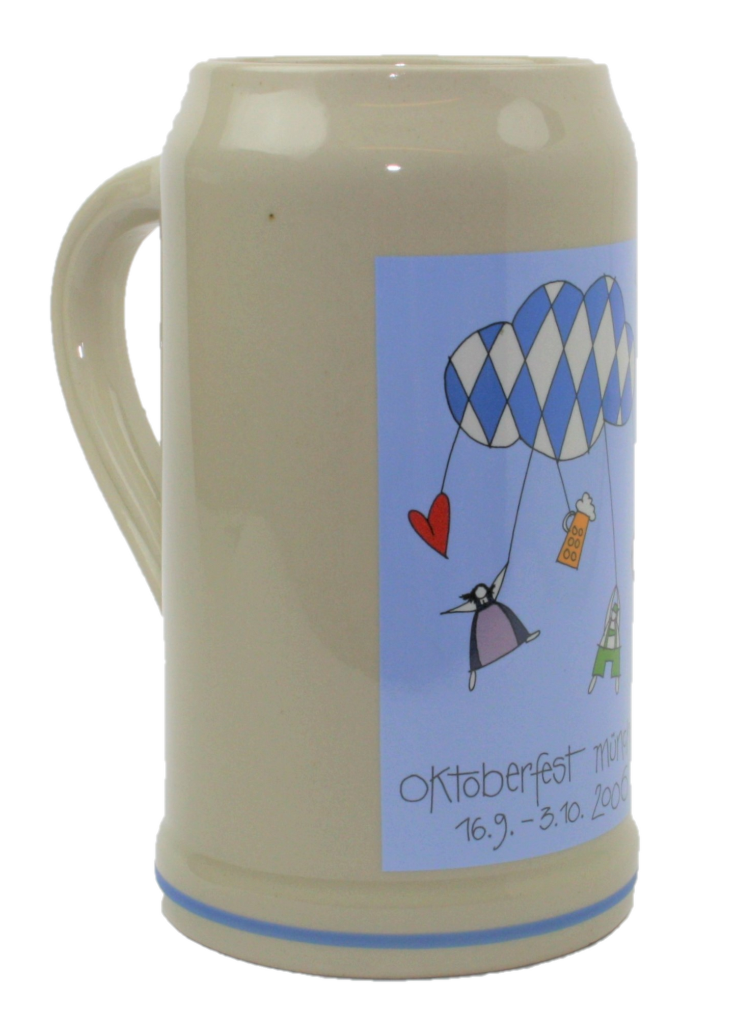 Original Oktoberfestkrug 2006 I Jahrgangskrug I Jahreskrug I Wiesnkrug