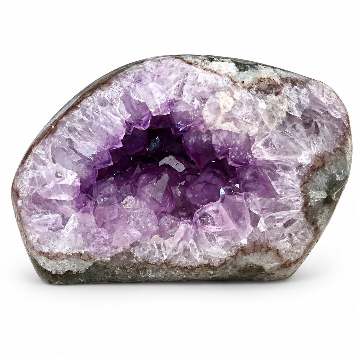 Amethyst Kugeldruse AAA aus Brasilien – rundum poliert – 1.734 g – 15 × 10 × 9 cm – Sammlerstück – Unikat Masterpiece 1477