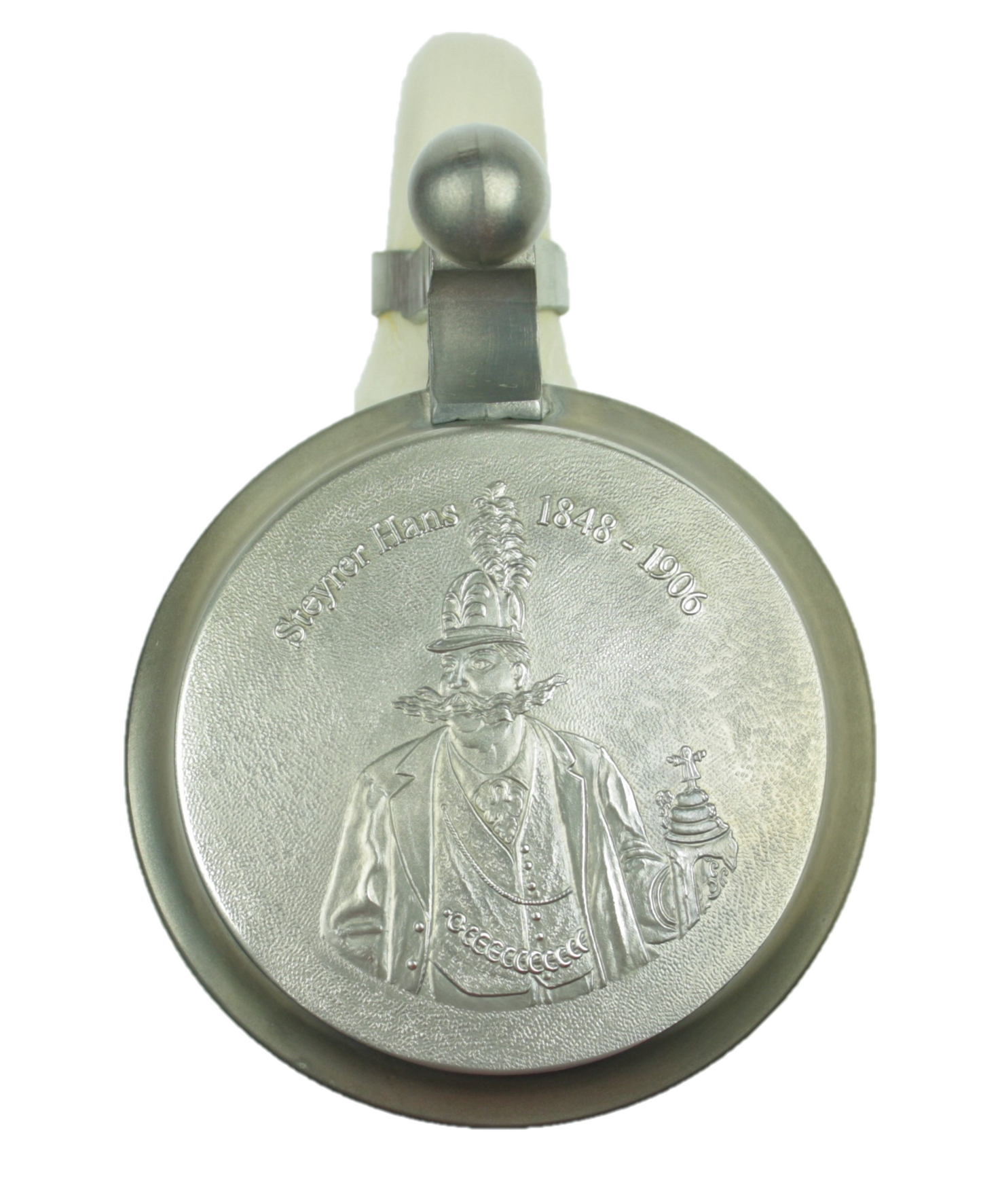 Original Oktoberfestkrug 2014 mit Zinndeckel I Jahreskrug I Zertifikat