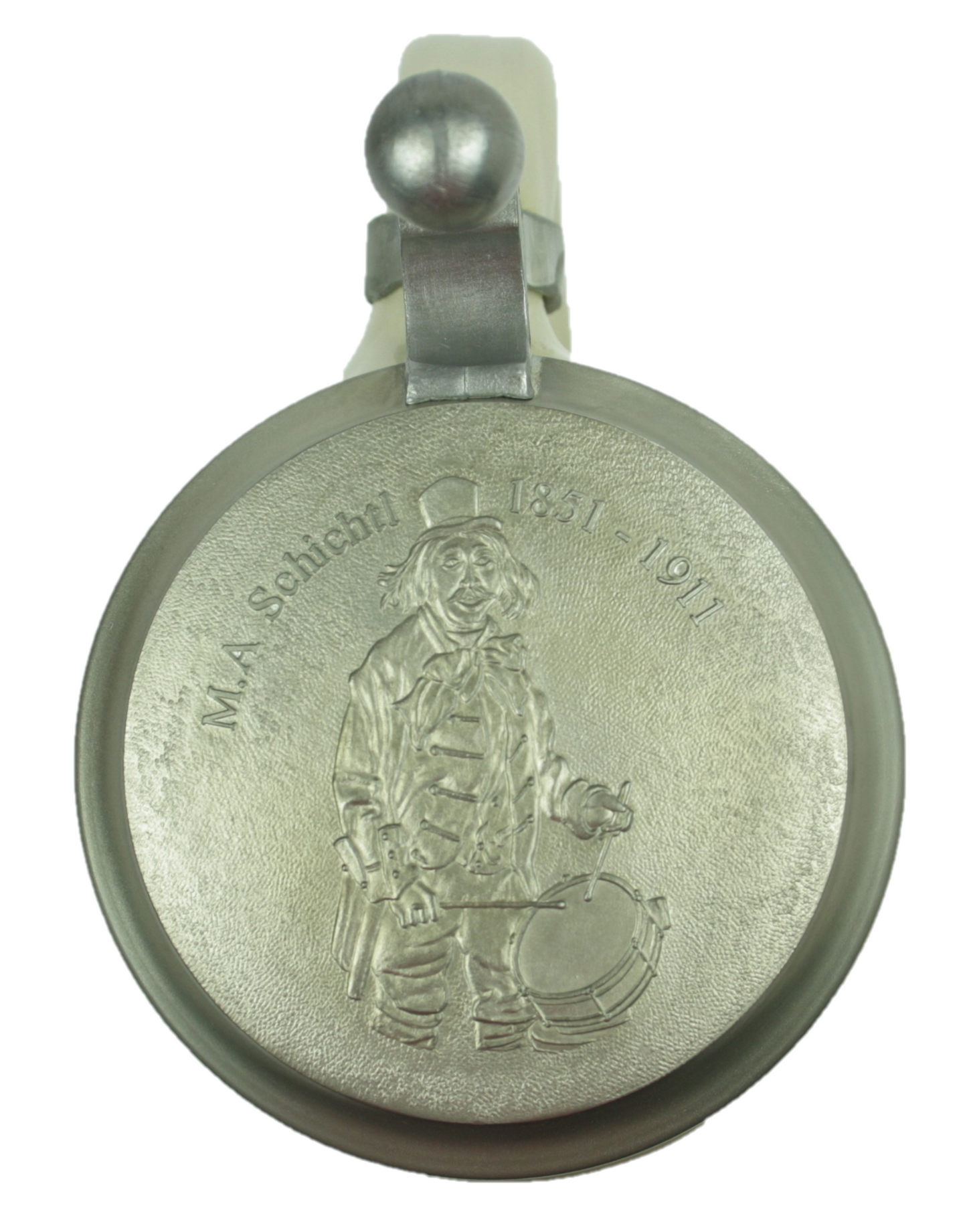 Original Oktoberfestkrug 2015 mit Zinndeckel I Jahreskrug I Zertifikat