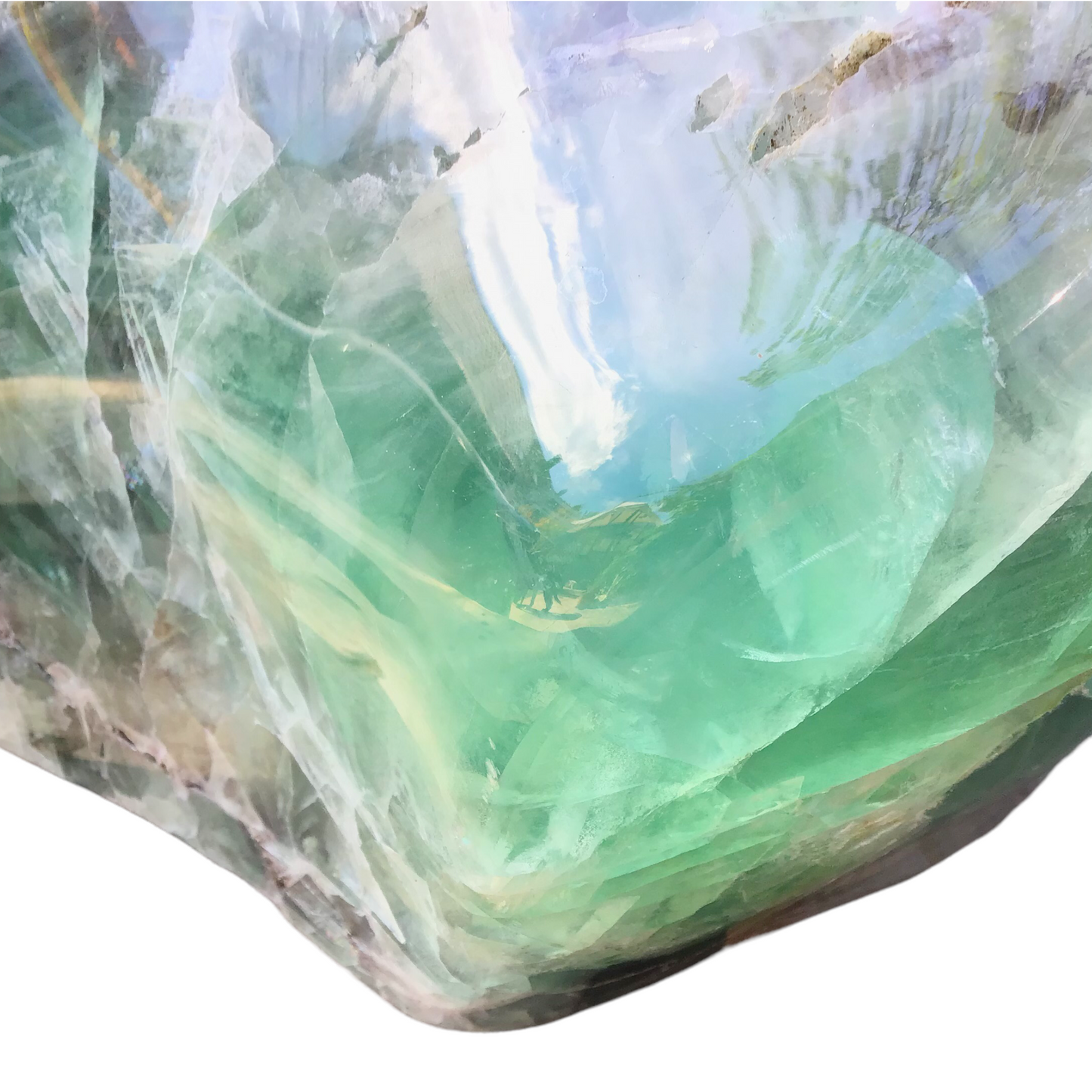 XXXL grüner Fluorit Cluster I Edelstein I Heilstein I 40,1 kg I 40x23x26cm I Unikat-Masterpiece 1213F I Sammlerstück I Museumsstück I Mexiko