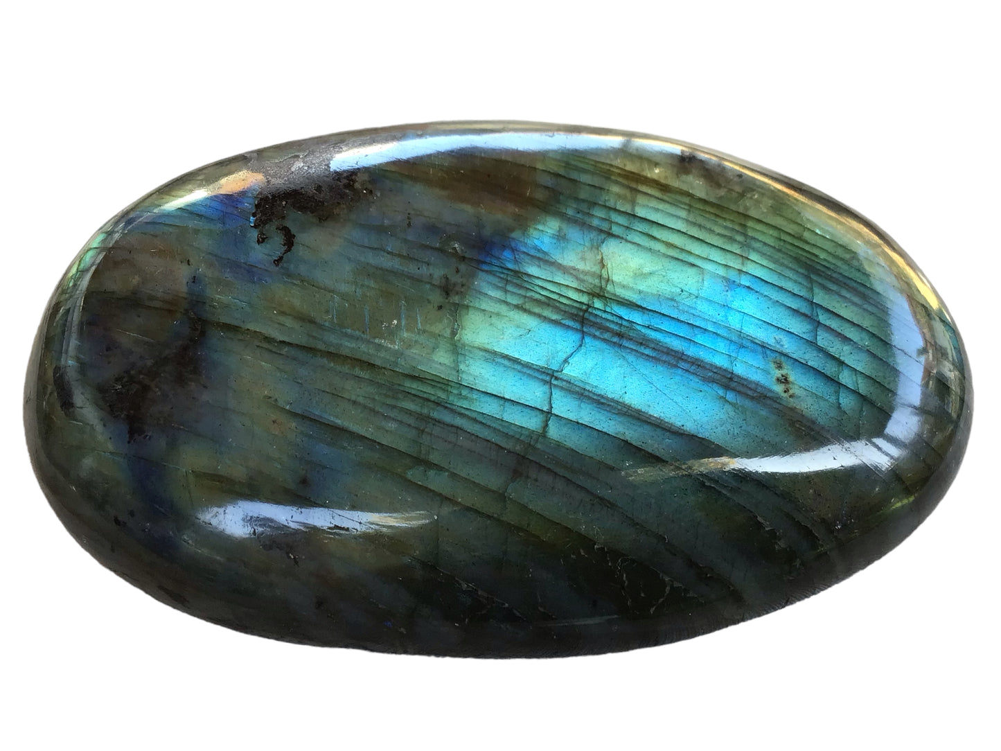 Exclusiver XL Labradorit Palmstein I Edelstein I 120–200 Gramm I Madagaskar Sale