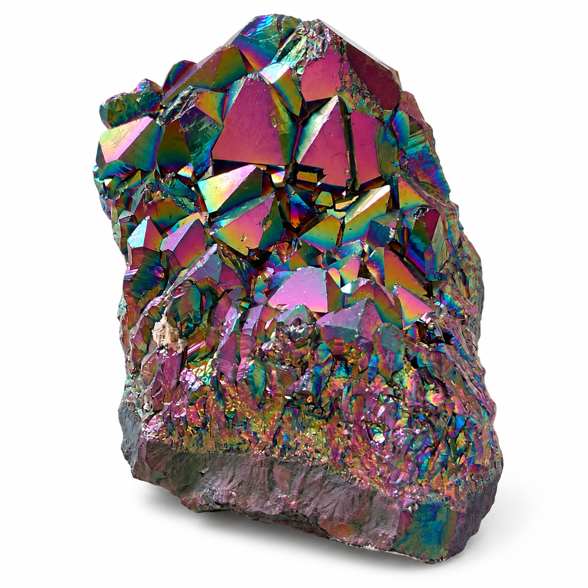 Amethyst Titanium Aura Kristallstufe aus Brasilien – 319 g – 13 × 6 × 5,5 cm – AAA-Qualität – Sammlerstück – Unikat Masterpiece 1612