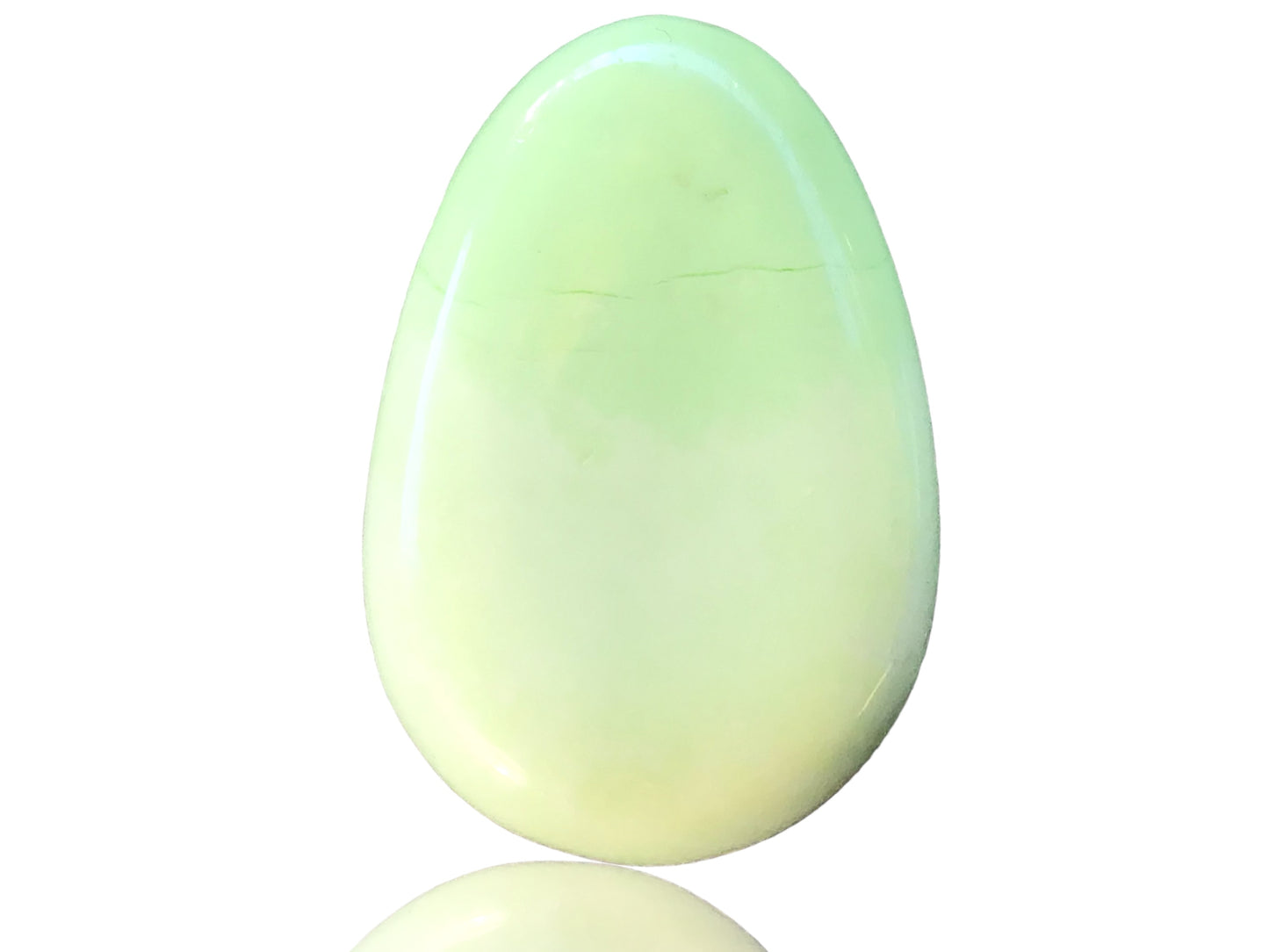 Zitronenchrysopras Anhänger Tropfen – Edelstein Kette mit 80 cm Band & Geschenkbox – Echter Chrysopras Schmuck Grün – Naturstein in AAA-Qualität aus Brasilien