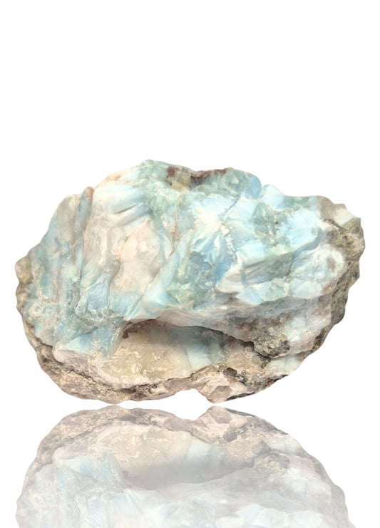 Prächtiger und sehr seltener Larimar Rohstein - Unikat 1559 - 70x60x45mm - 156gr. - Dominikanische Republik