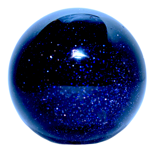 Sehr edle Blaufluss Edelstein Kugel * 4 cm * Top Qualität mit Acrylständer I Brasilien