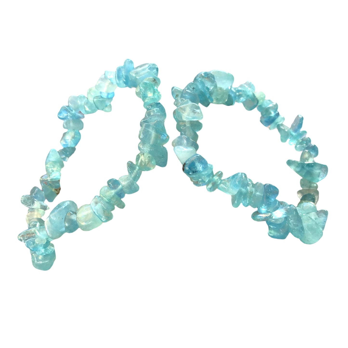 Steinfixx® - Echtes Aquamarin blau Armband mit Perlen in ovaler Form | angenehm zu tragen | DER Seelenstein