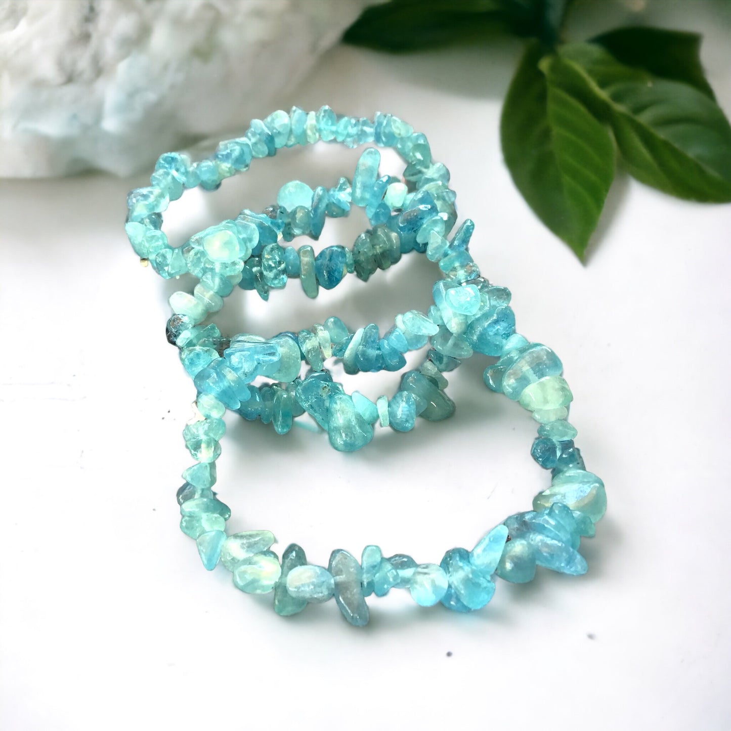 Steinfixx® - Echtes Aquamarin blau Armband mit Perlen in ovaler Form | angenehm zu tragen | DER Seelenstein