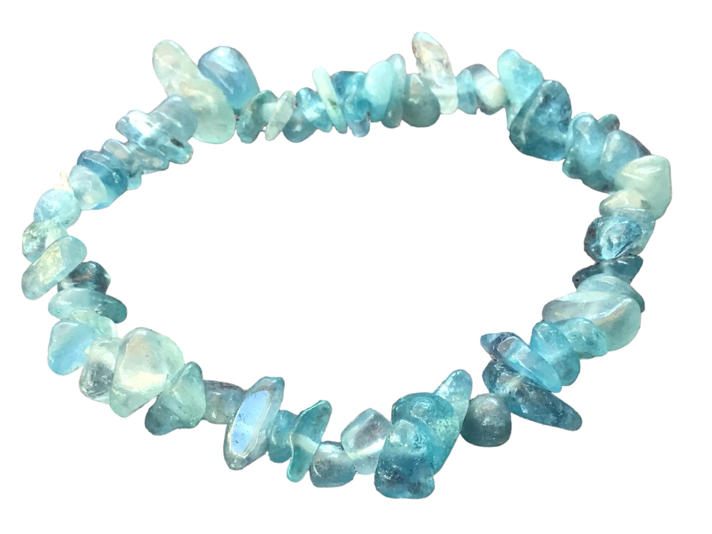 Steinfixx® - Echtes Aquamarin blau Armband mit Perlen in ovaler Form | angenehm zu tragen | DER Seelenstein