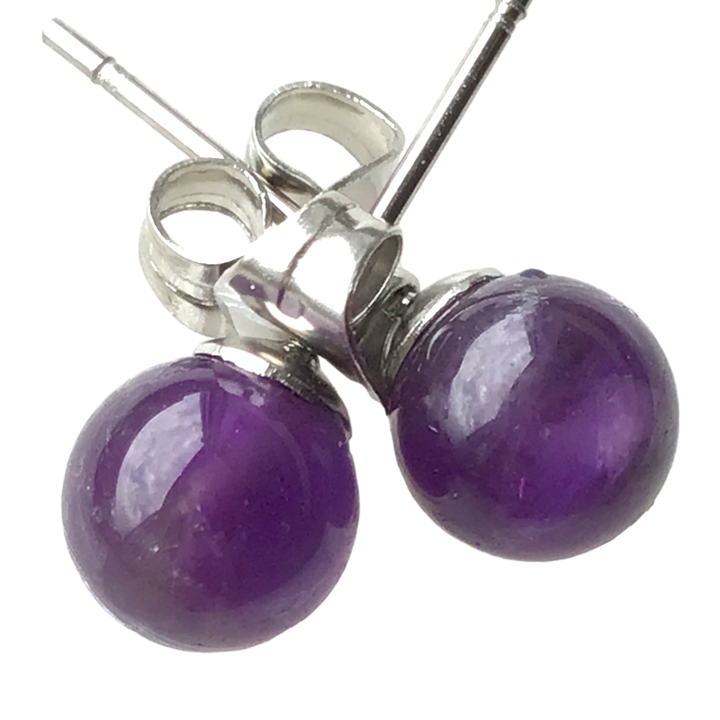 Amethyst Edelstein Schmuckset mit hochwertiger Selenit Herzschale 10cm I 4-teilig - Energie und Kraft
