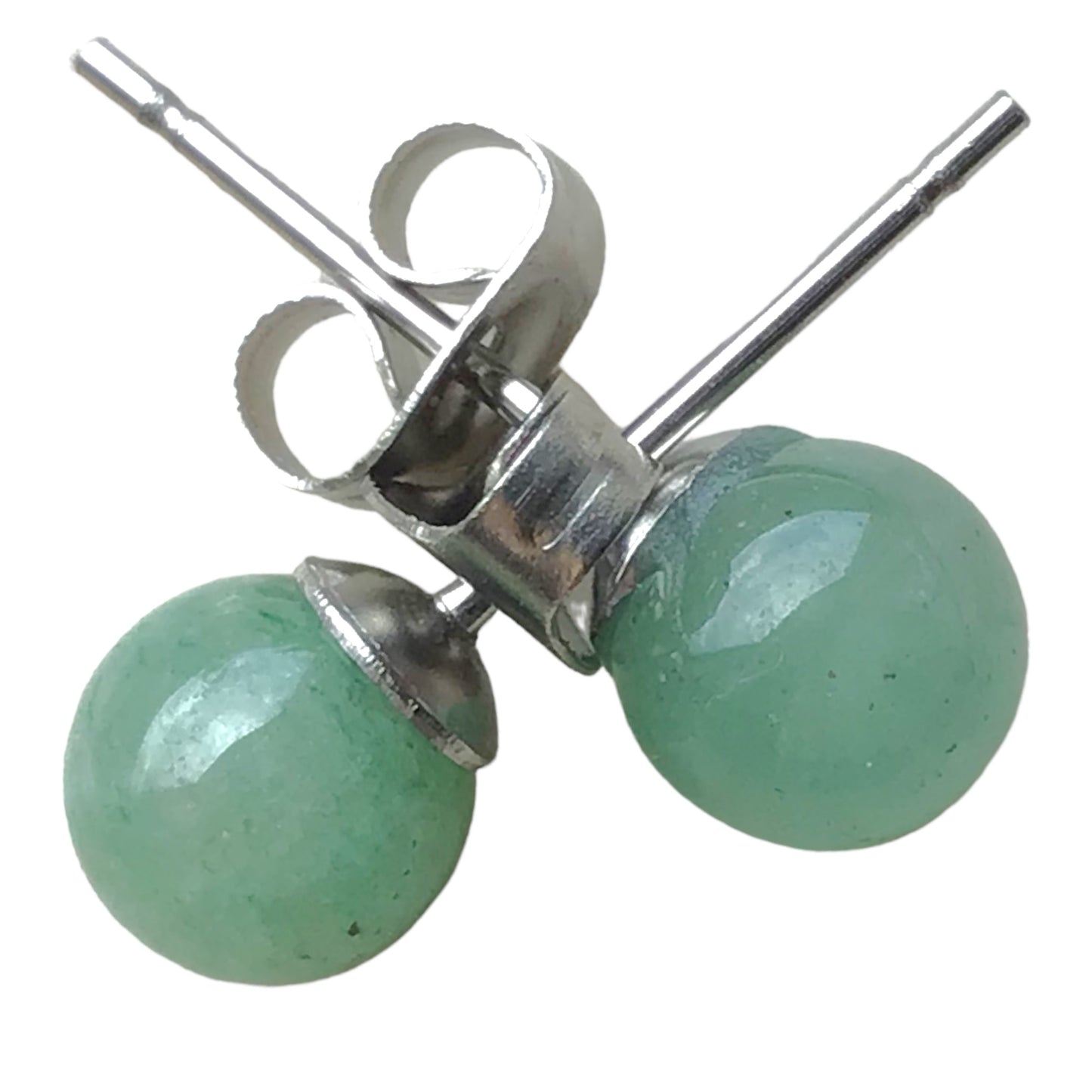 Aventurin grün Edelstein Schmuckset mit hochwertiger Selenit Herzschale 10cm I 4-teilig I - Angst und Allergie