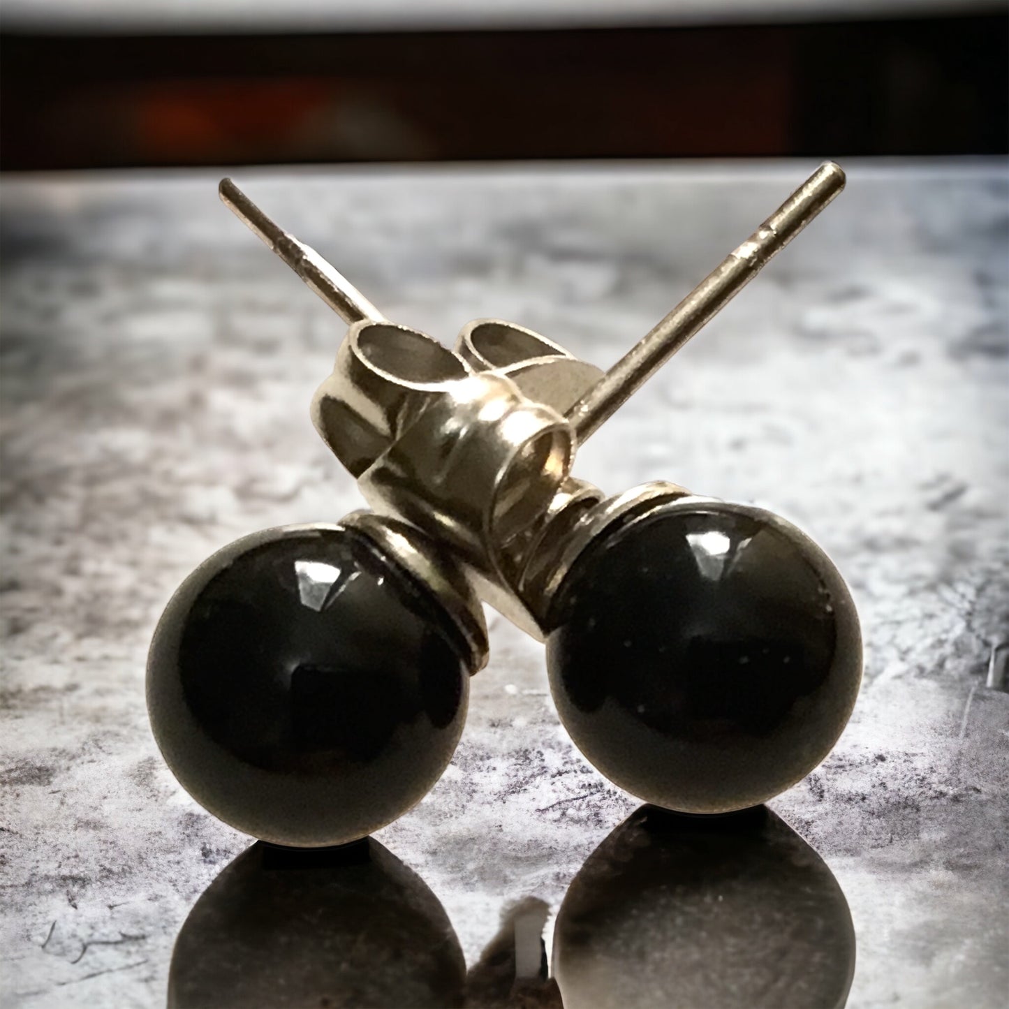 Obsidian Edelstein Schmuckset mit hochwertiger Selenit Herzschale 10cm I 4-teilig - Entwässerung und Entgiftung