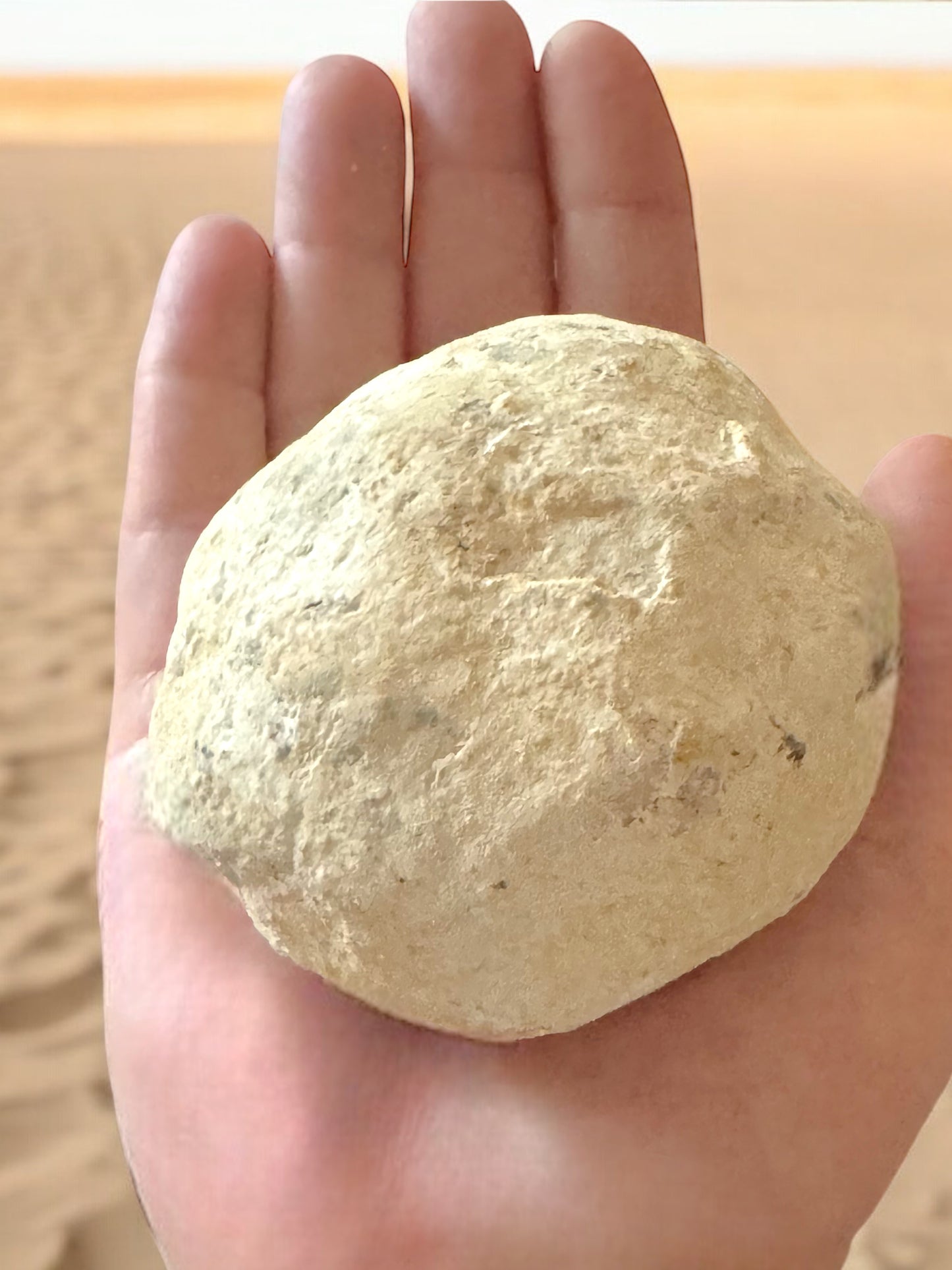 Geoden Set in Orangengröße I 2 sehr große Geoden I je 8-9 cm und gesamt 800-1000 Gramm zum selber aufbrechen - mit Anleitung und Erklärung