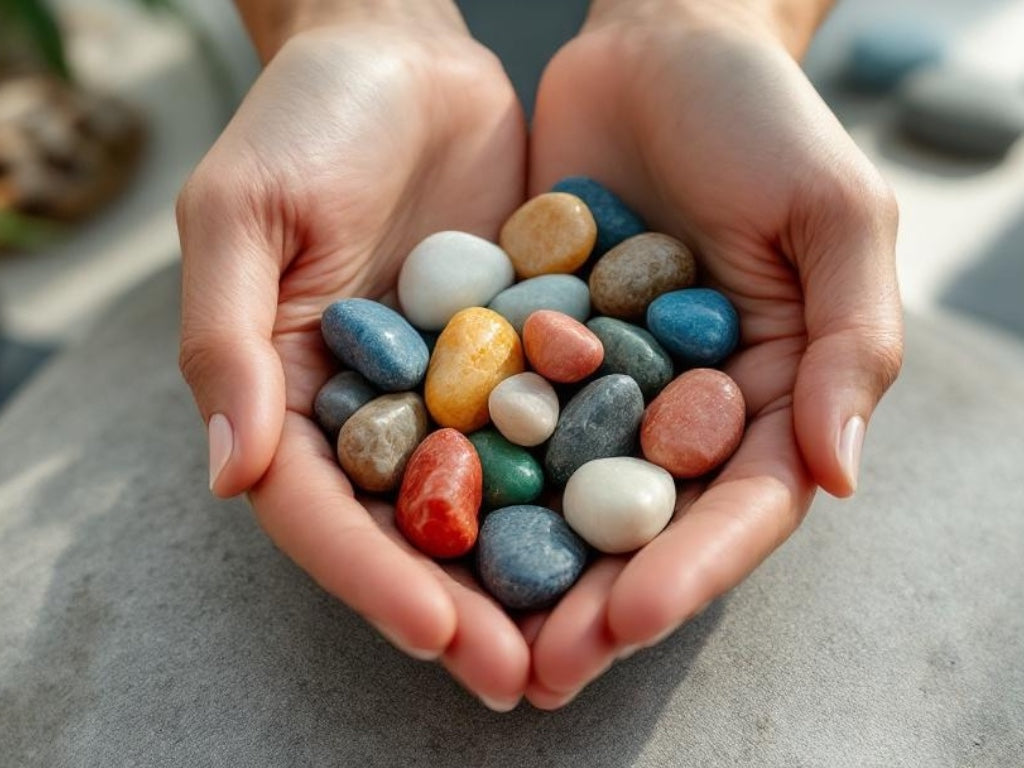 Edelstein Zauber Mix I fertig gepackter Schatzeimer 5 Liter I individualisierbar I volle Ladung Schatzsuche I Familienabenteuer