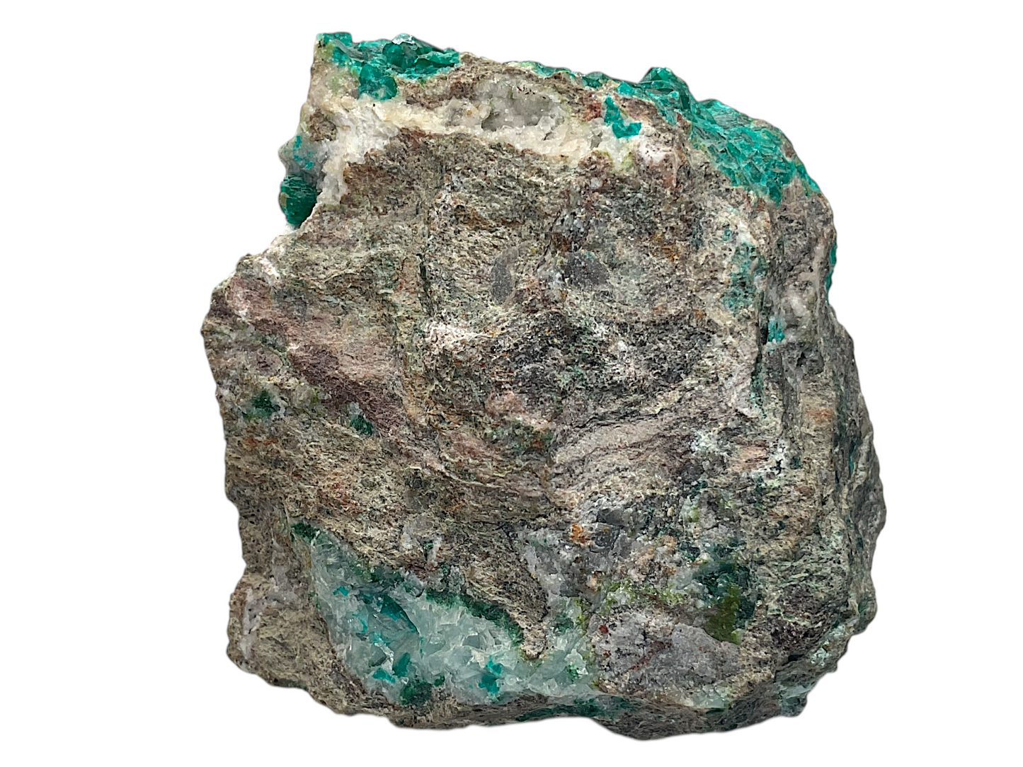 Dioptas Stufe I Edelstein I 351gr. I 7x7x7cm I Sammlerstück I Unikat 1657 I Shaba Kongo (Zaire)