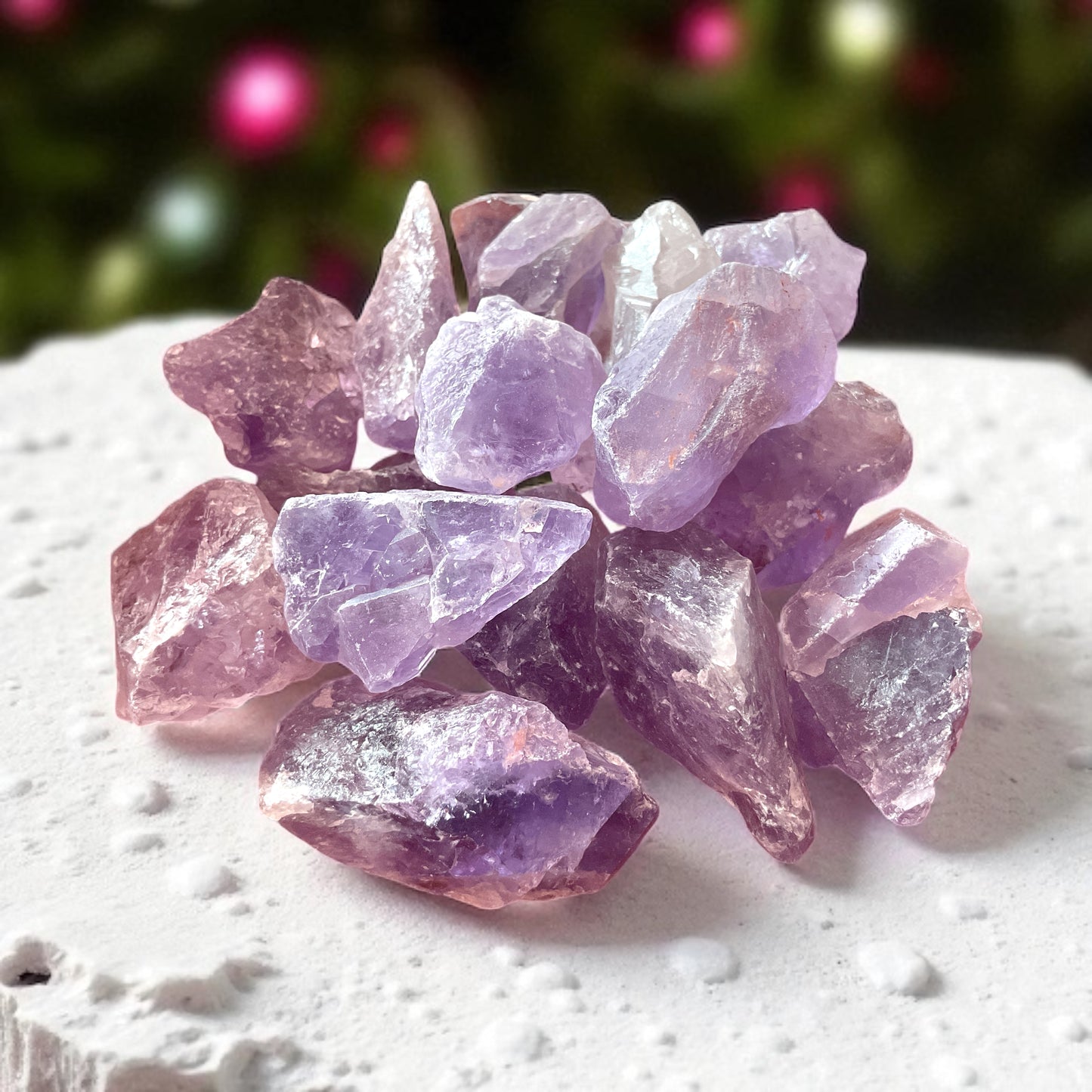 Amethyst I farbintensiv I Rohsteine I 3-4 cm I 300 gr. I Heilstein I Wasserstein I Dekoration I Brasilien