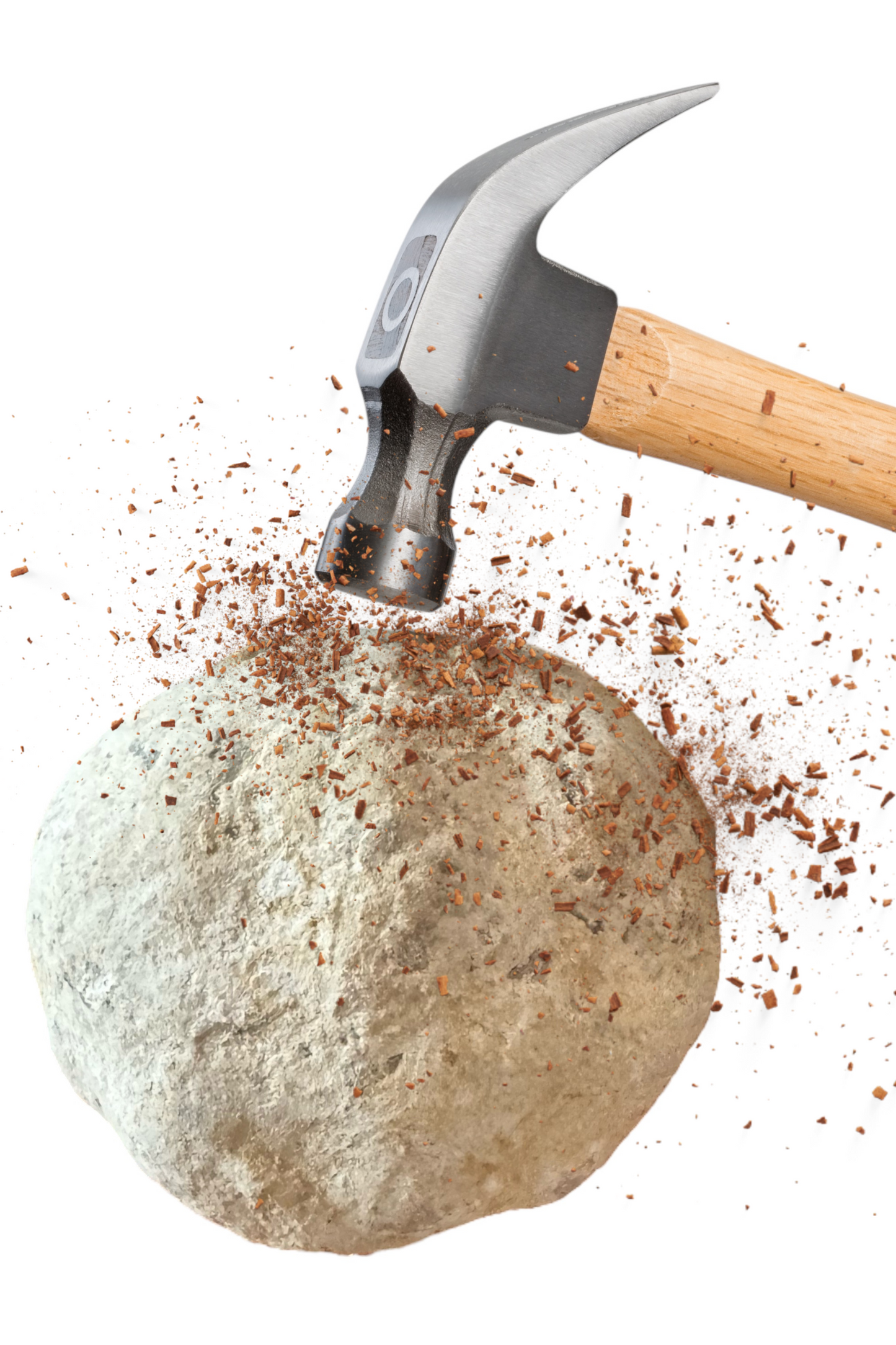 Geoden Set in Orangengröße I 2 sehr große Geoden I je 8-9 cm und gesamt 800-1000 Gramm zum selber aufbrechen - mit Anleitung und Erklärung