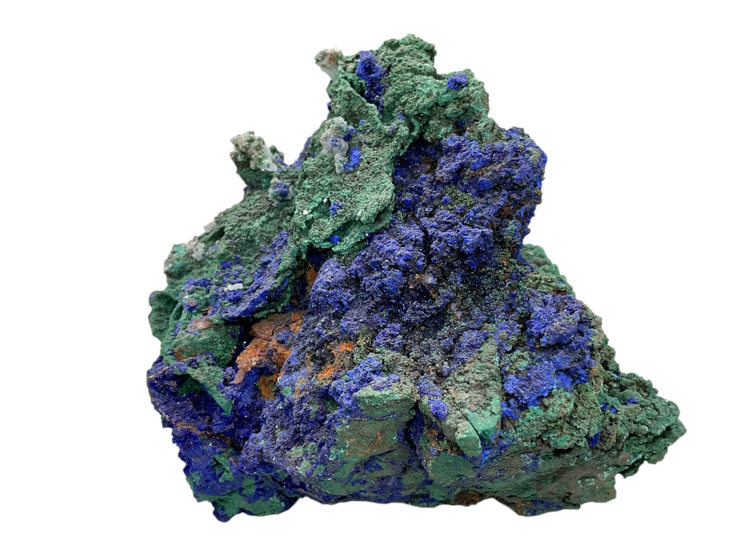 Azurit-Malachit Stufe I 910gr. I 13x10x10cm I Sammlerstück I Unikat S3004 I Griechenland-Laurion