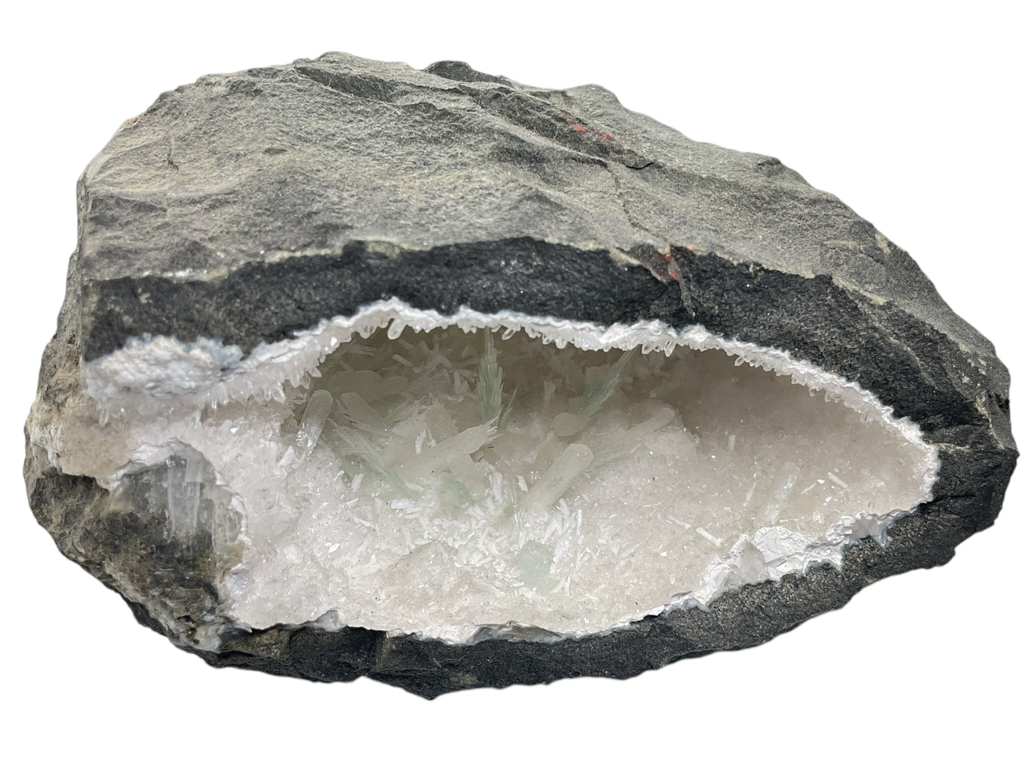 Natrolit Stilbit Druse I 1046gr. I 13x11x8cm I Sammlerstück I Unikat S3013 I Indien-Dekkan Trapp