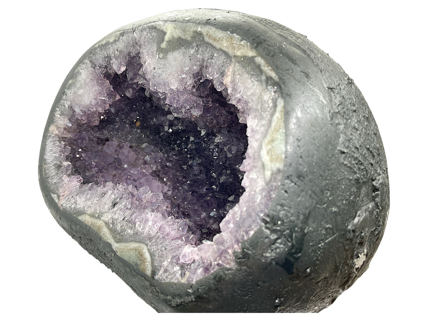 Amethyst Druse Minidruse mit phantastischen Kristallen I 1,75 KG I 15x11x11 cm I Blickfang I Unikat 1619 I Brasilien