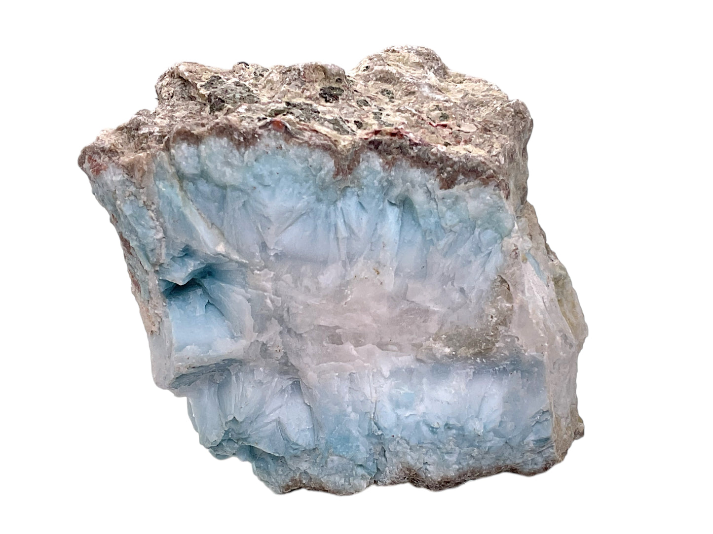 Prächtiger und sehr seltener Larimar Rohstein - Unikat 1626 - 80x70x40mm - 192gr. - Dominikanische Republik