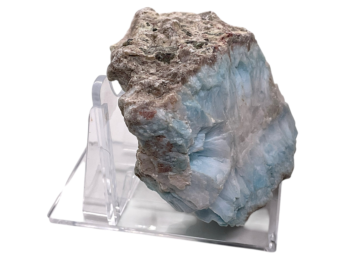 Prächtiger und sehr seltener Larimar Rohstein - Unikat 1626 - 80x70x40mm - 192gr. - Dominikanische Republik