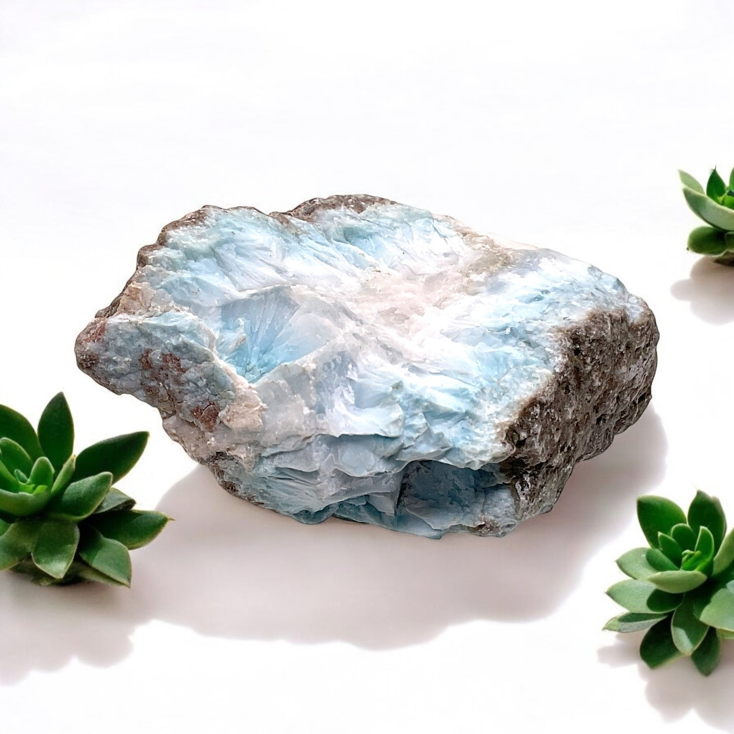 Prächtiger und sehr seltener Larimar Rohstein - Unikat 1626 - 80x70x40mm - 192gr. - Dominikanische Republik