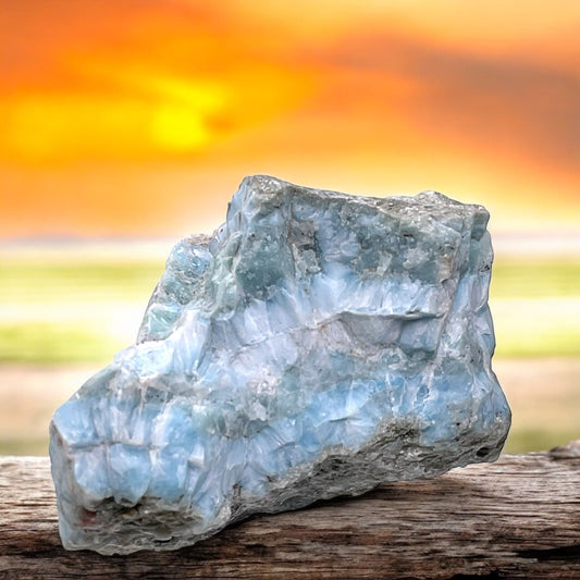 Prächtiger und sehr seltener Larimar Rohstein - Unikat 1564 - 70x55x50mm - 172gr. - Dominikanische Republik