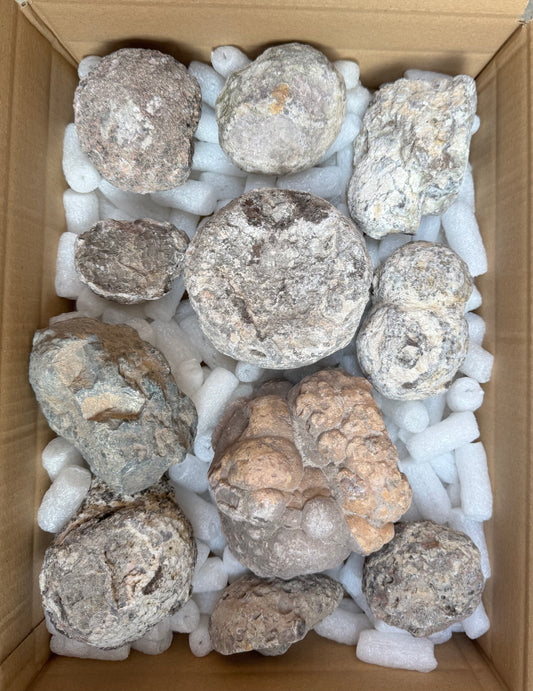 Geoden in verschiedenen Größen geschlossen aus Mexiko B-WARE 5,2 kg -SALE- Konvolut Nr.: 1225