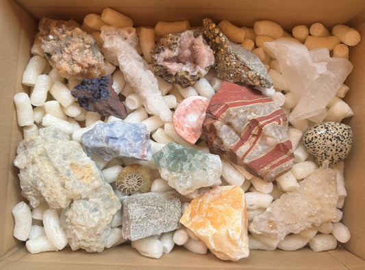 Mineralien-Konvolut „Weltreise“ – 16 verschiedene Mineralien aus aller Welt – 3,05 kg Sammlerstück – Unikat Nr. 1232 – SALE