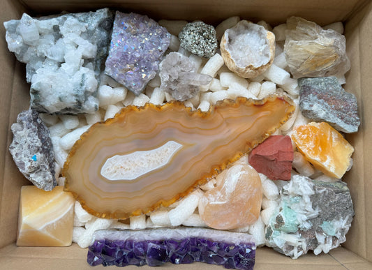 Mineralien-Konvolut „Weltreise“ – 15 verschiedene Mineralien aus aller Welt – 2,80 kg Sammlerstück – Unikat Nr. 1233 – SALE