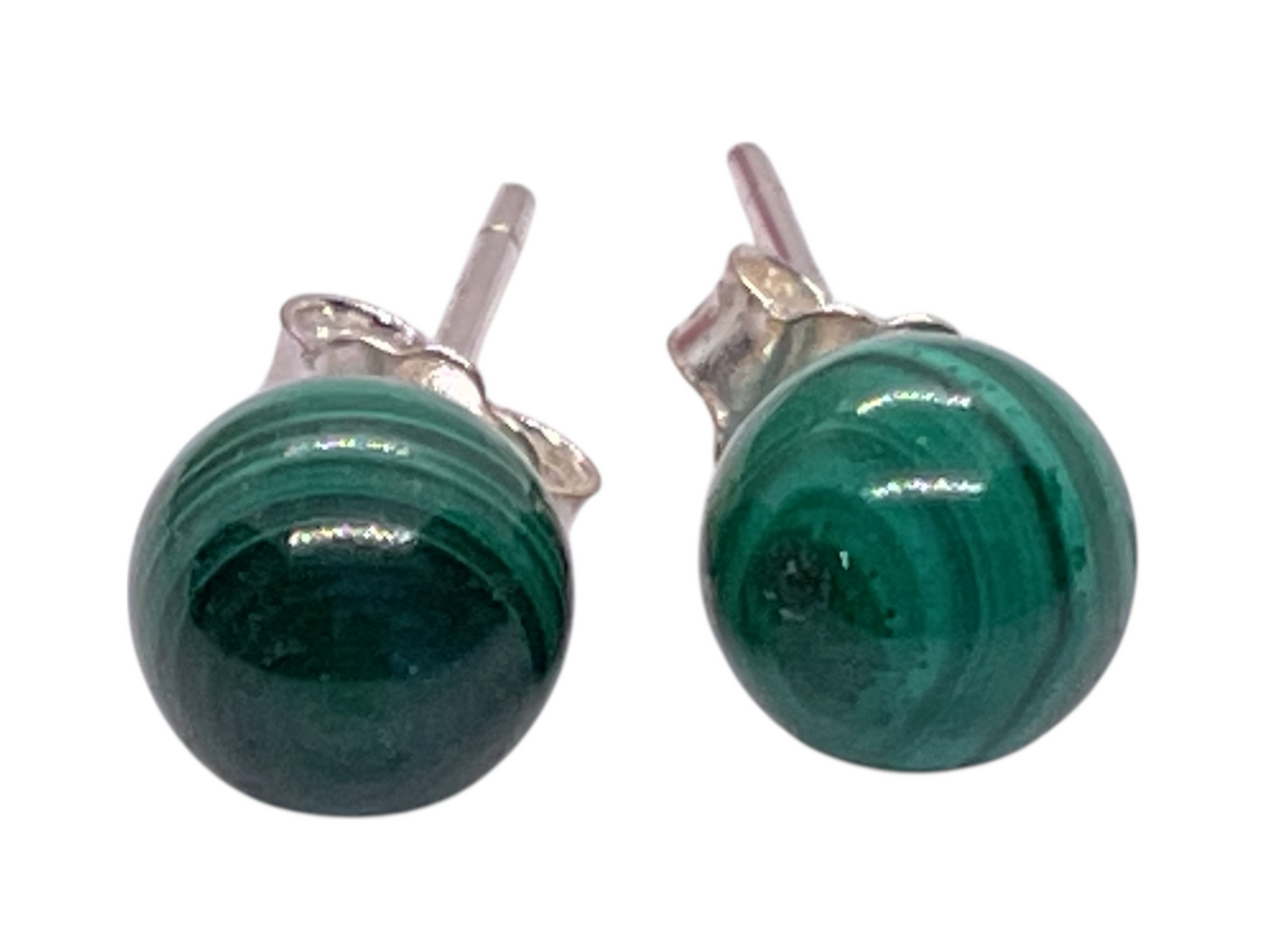 Silber Edelstein Perlen Ohrring | 6mm | 925 Silber  | in Geschenkbox | verschiedene Varianten | Ohrringe - Energiesteine