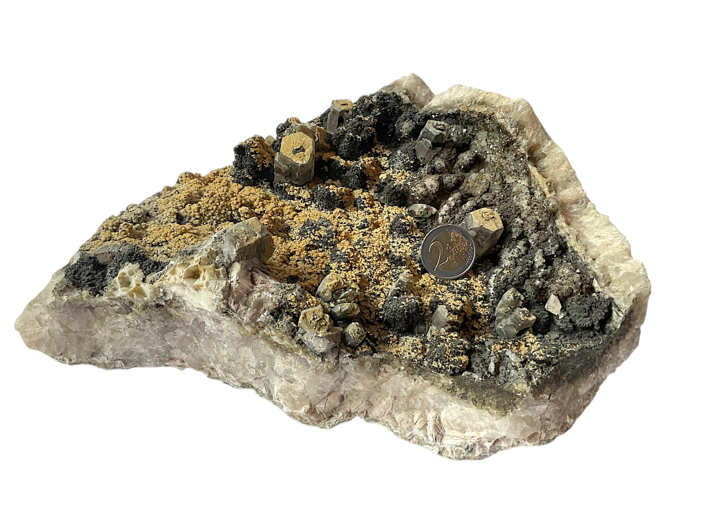 XXL Calcit Kanonenspat Kristall I 4350gr. I 28x21x9cm I Sammlerstück I Unikat-Masterpiece S3029 I Idar-Oberstein