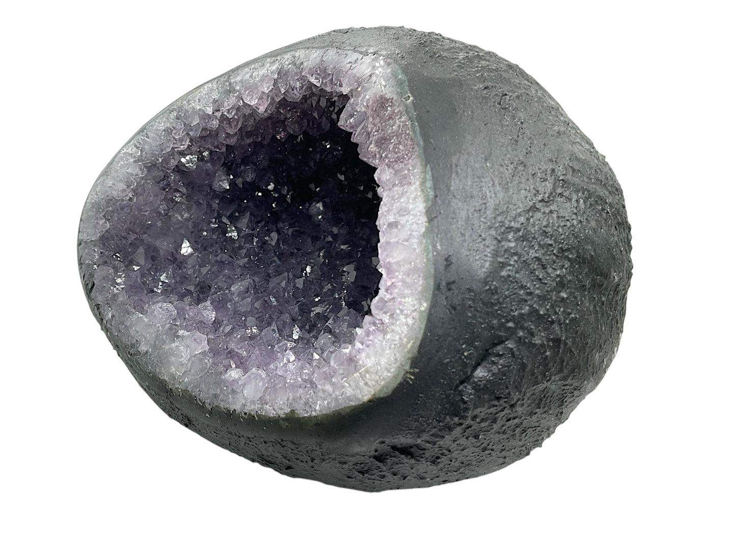 Amethyst Druse Minidruse mit phantastischen Kristallen I 1,18 KG I 12x11x9 cm I Blickfang I Unikat-Masterpiece 1633 I Brasilien