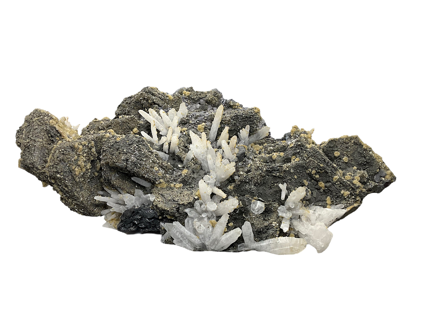 Pyrit Quarz Bleiblende Stufe I 1974gr. I 22x12x6cm I Sammlerstück I Unikat S3008 I Kosovo-Trepca