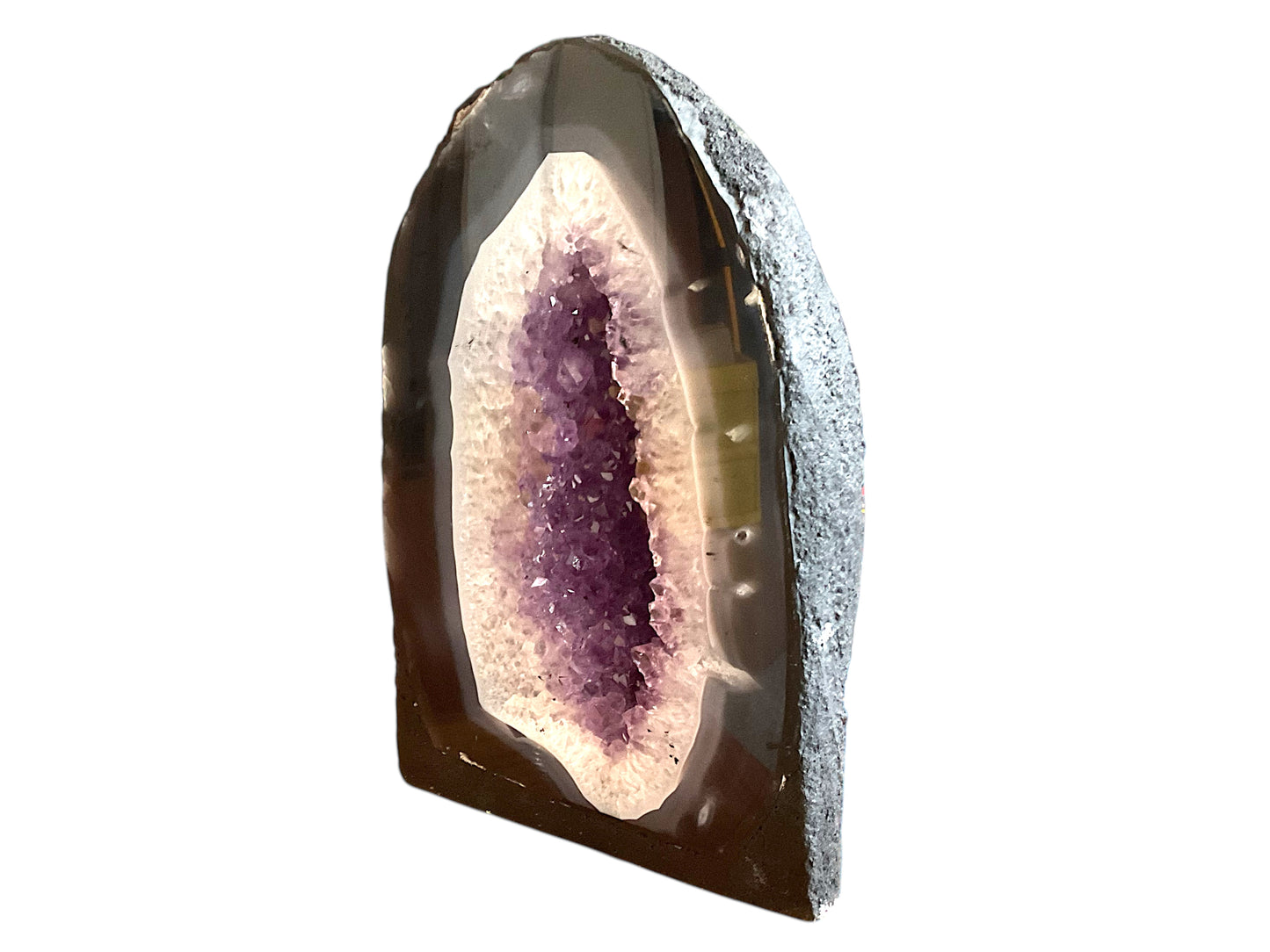 Amethyst Druse mit phantastischen Kristallen I 6,90 KG I 18x9x28cm I Blickfang I Sammlerstück I Unikat-Masterpiece 1472 I Brasilien