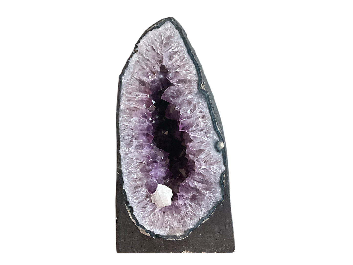 Amethyst Druse mit phantastischen Kristallen I 8,10 KG I 16x11x31cm I Blickfang I Unikat-Masterpiece 1480 I Brasilien