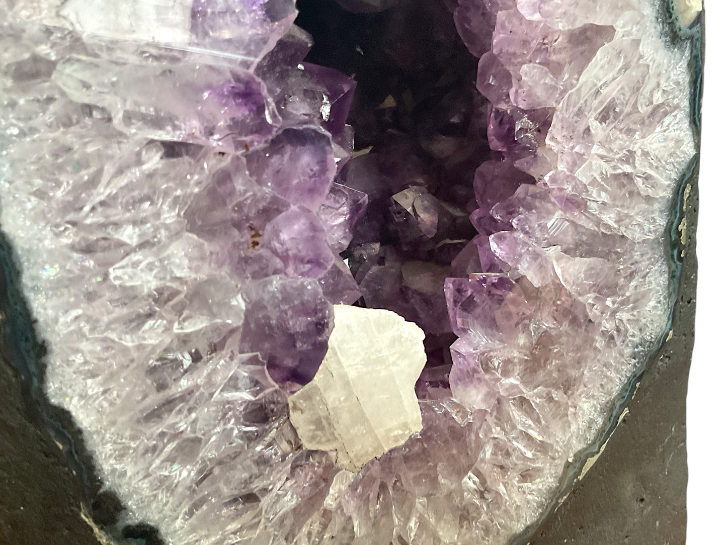 Amethyst Druse mit phantastischen Kristallen I 8,10 KG I 16x11x31cm I Blickfang I Unikat-Masterpiece 1480 I Brasilien