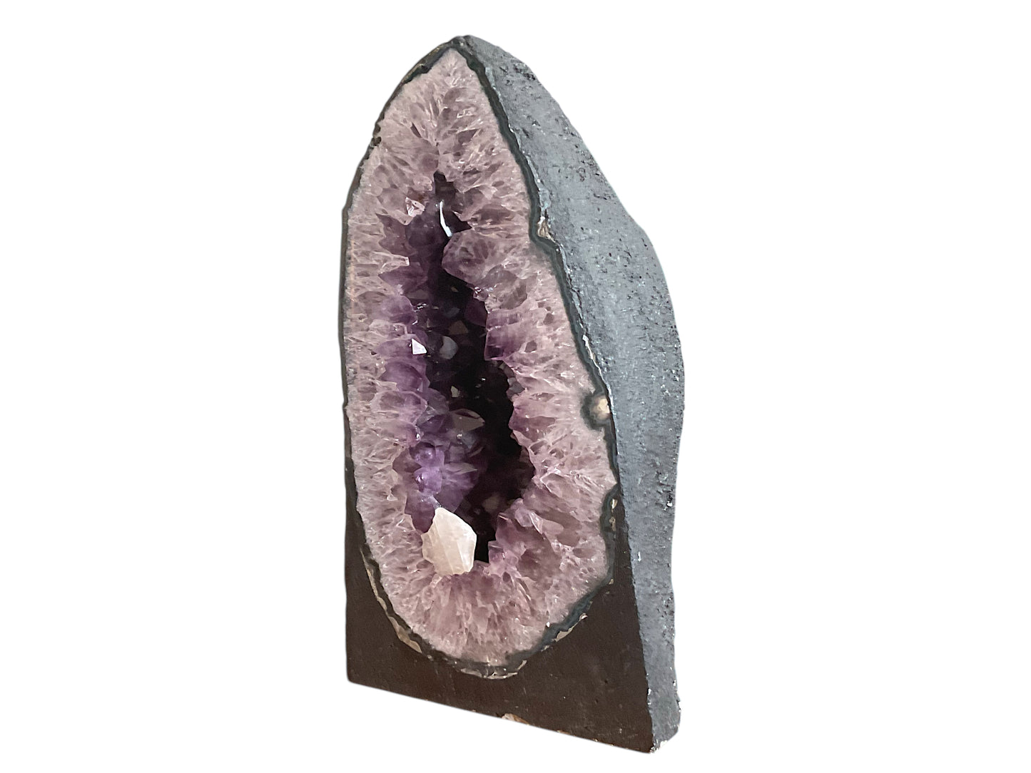 Amethyst Druse mit phantastischen Kristallen I 8,10 KG I 16x11x31cm I Blickfang I Unikat-Masterpiece 1480 I Brasilien