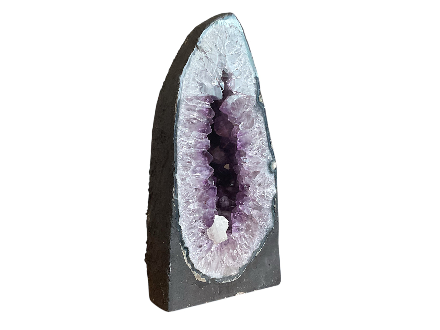 Amethyst Druse mit phantastischen Kristallen I 8,10 KG I 16x11x31cm I Blickfang I Unikat-Masterpiece 1480 I Brasilien