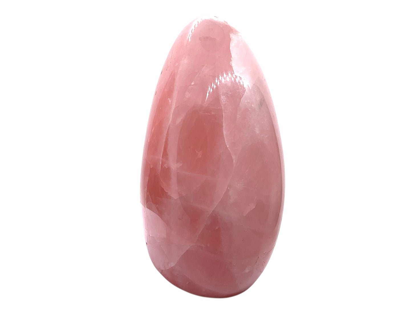 Steinfixx® - SALE - Rosenquarz Freeform | Unikat-Masterpiece 1539 |  732 gr I 8x5,5x11 cm | Edelsteinskulptur
