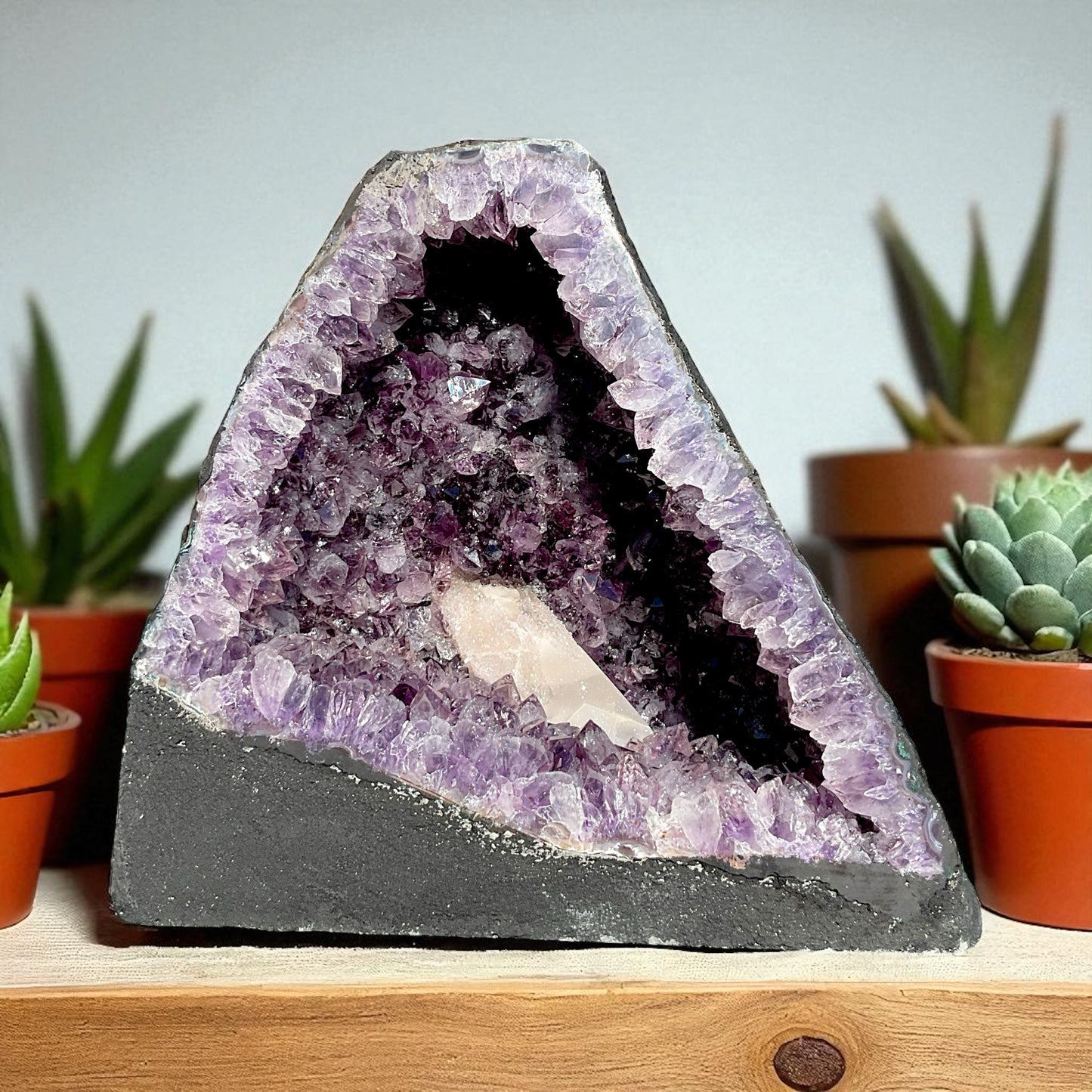 XXL Amethyst Druse I 14,77 KG I 32x31x20 cm I Blickfang I Unikat - Masterpiece 1479 I Brasilien